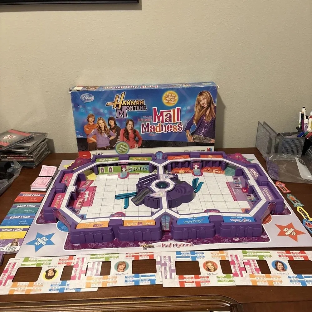 Disney Hannah Montana Electronic Mall Madness Game Hasbro 2008